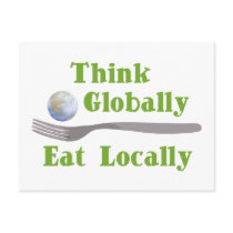 Eat Locally postcards