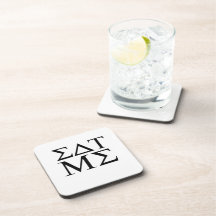 Eat me beverage coaster