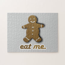 EAT ME GINGERBREAD -.png Jigsaw Puzzles