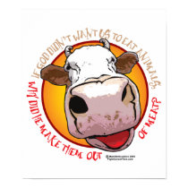 Eat Meat posters by fightcancertees Eat Meat posters