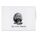 eat more beaver cards