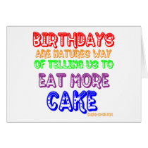 Eat More Cake! cards