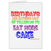 Eat More Cake! cards