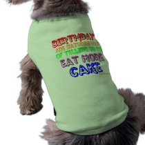 Eat More Cake! pet clothing