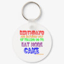 Eat More Cake! keychains by cakesin3d Eat More Cake! keychains