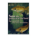 Eat More Fish Poster 1917 posters by gwester Eat More Fish Poster 1917 posters