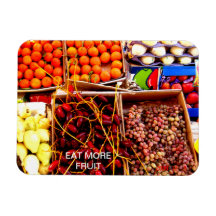 Eat More Fruit Inspirational Magnet