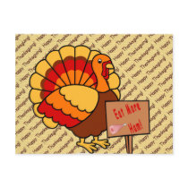 Eat More Ham Postcard