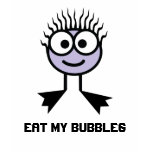 Eat My Bubbles -  Lilac Swim Character