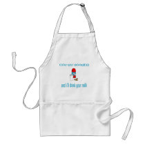 Eat My Cookies And Drink My Milk Oreo Font Spoof aprons