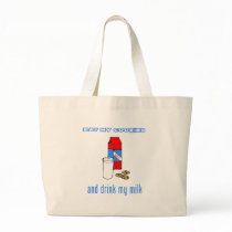 Eat My Cookies And Drink My Milk Oreo Font Spoof bags