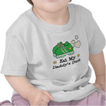 Eat My Daddy's Dust Runner Baby Tee Shirt