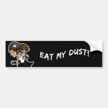 Eat My Dust Rollerderby Bumper Stickers