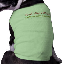 Eat My plums - certified organic! pet clothing by EatMeImOrganic Eat My plums - certified organic! pet clothing