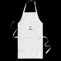 EAT MY WORDS aprons