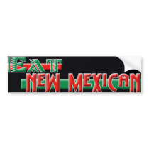 Eat New Mexican Bumper Sticker