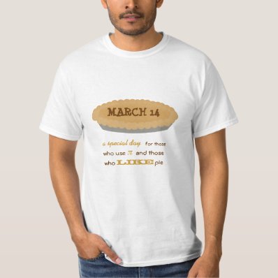 Eat Pie on Pi Day T-shirt