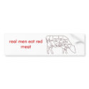 eat red meat bumper sticker bumper stickers