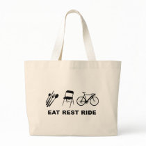 Eat Rest Ride Canvas Bag