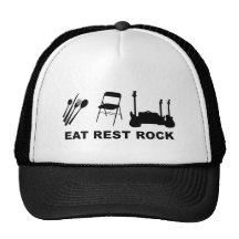 Eat Rest Rock Mesh Hats