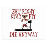 Eat Right - Stay Fit Post Card