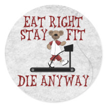 Eat Right - Stay Fit stickers