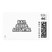 Eat Sleep Accounting postage