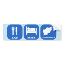 Eat Sleep Afghanistan Bumper Stickers