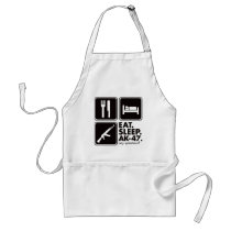 Eat Sleep AK-47 - Black aprons