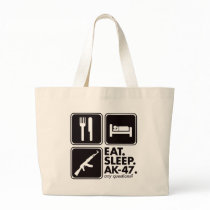 Eat Sleep AK-47 - Black bags