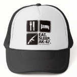 Eat Sleep AK-47 - Black hats