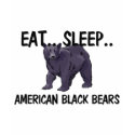 Eat Sleep AMERICAN BLACK BEARS t-shirts by AnimalShirts Eat Sleep AMERICAN BLACK BEARS t-shirts