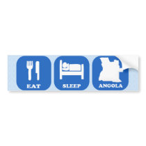 Eat Sleep Angola Bumper Sticker