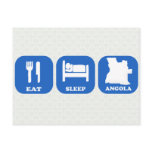 Eat Sleep Angola Post Card