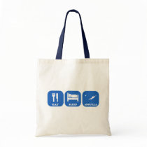Eat Sleep Anguilla Tote Bags