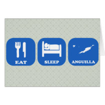Eat Sleep Anguilla Card