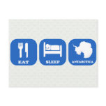 Eat Sleep Antarctica Post Card