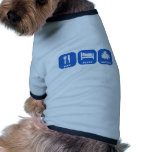 Eat Sleep Antigua Dog Tshirt