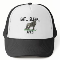 Eat Sleep APES hats by AnimalShirts Eat Sleep APES hats