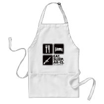 Eat Sleep AR-15 - Black aprons