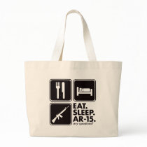 Eat Sleep AR-15 - Black bags