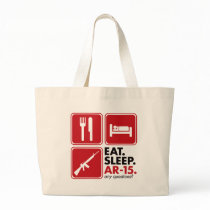 Eat Sleep AR-15 - Red bags
