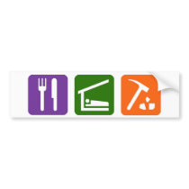 Eat Sleep Archaeology Bumper Stickers