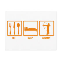 Eat Sleep Archery postcards by eatsleep Eat Sleep Archery postcards