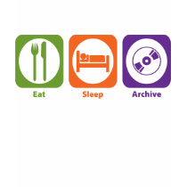 Eat Sleep Archive t-shirts by 1000suns Eat Sleep Archive t-shirts