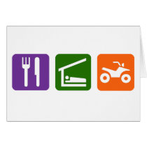 Eat Sleep ATV Cards