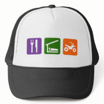 Eat Sleep ATV Trucker Hat