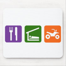 Eat Sleep ATV Mouse Pad