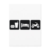 Eat Sleep ATV Postcards