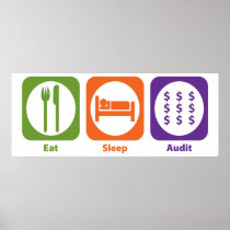Eat Sleep Audit Posters